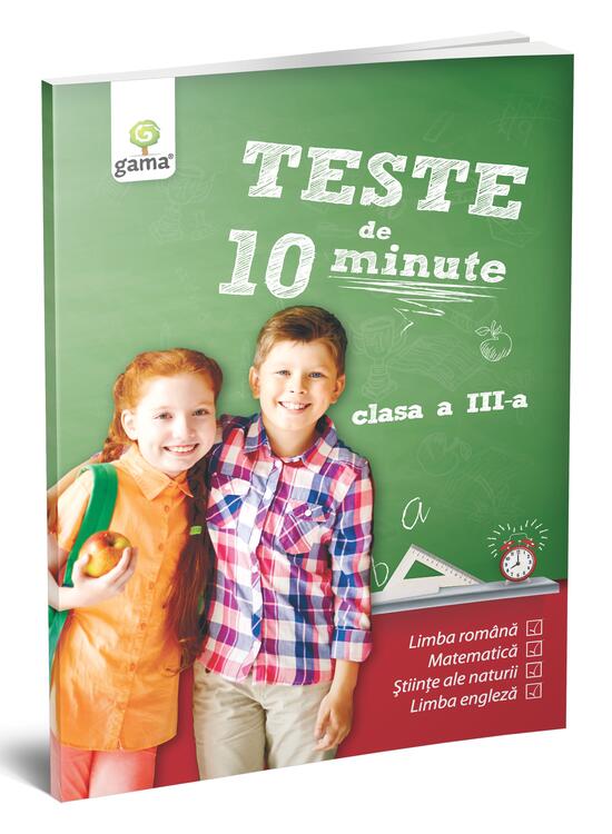 Copertă produs Teste de 10 minute. Clasa a III-a - gallery big 1