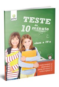 Copertă produs Teste de 10 minute. Clasa a IV-a