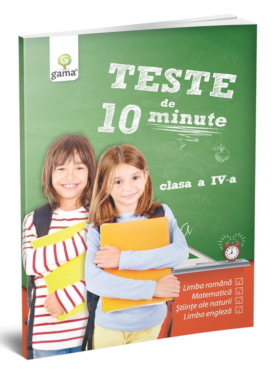 Copertă produs Teste de 10 minute. Clasa a IV-a - gallery big 1