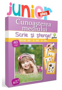 Copertă produs Cunoașterea mediului. Scrie și șterge! Junior plus (3-5 ani)