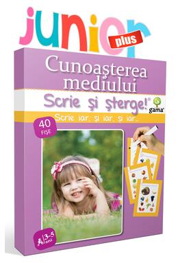 Copertă produs Cunoașterea mediului. Scrie și șterge! Junior plus (3-5 ani)