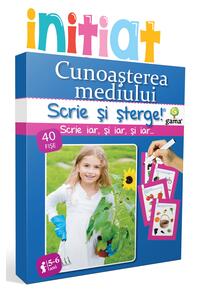 Copertă produs Cunoaşterea mediului. Scrie și șterge! Inițiat (5-6 ani)