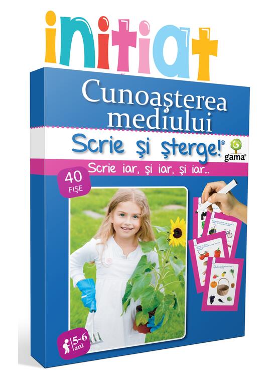 Copertă produs Cunoaşterea mediului. Scrie și șterge! Inițiat (5-6 ani) - gallery big 1