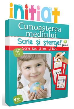 Copertă produs Cunoaşterea mediului. Scrie și șterge! Inițiat (6-7 ani)