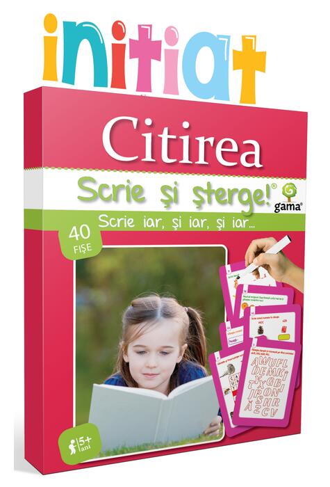 Copertă produs Citirea. Scrie și șterge! Inițiat (6-7 ani)