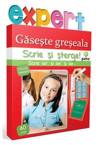 Copertă produs Găseşte greşeala. Scrie și șterge! Expert (8-10 ani)