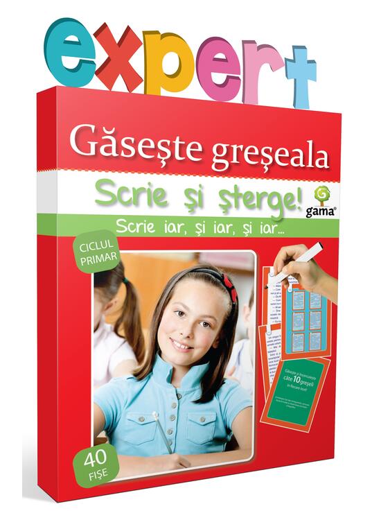 Copertă produs Găseşte greşeala. Scrie și șterge! Expert (8-10 ani) - gallery big 1