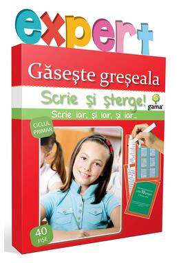 Copertă produs Găseşte greşeala. Scrie și șterge! Expert (8-10 ani)