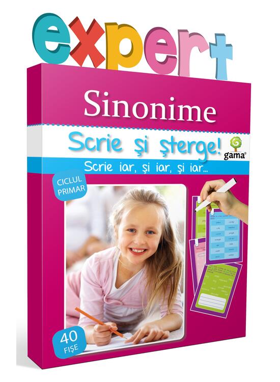 Copertă produs Sinonime. Scrie și șterge! Expert (7-10 ani) - gallery big 1