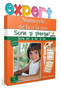 Copertă produs Numerele de la 0 la 100. Scrie și șterge! Expert (6-8 ani)