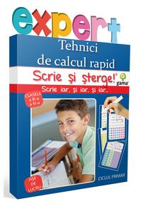 Copertă produs Tehnici de calcul rapid. Scrie și șterge! Expert (8-10 ani)