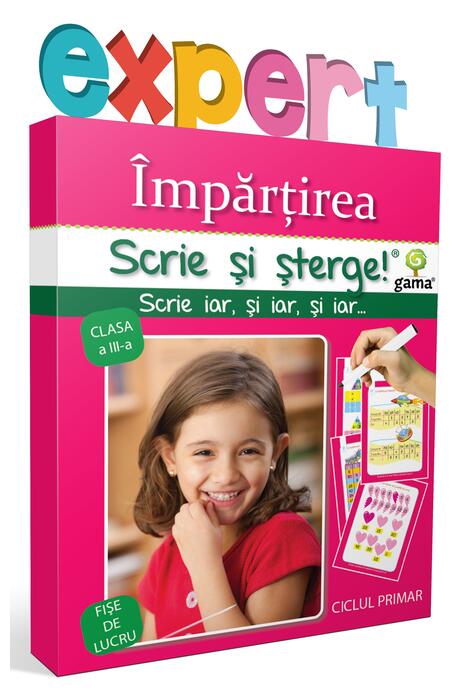 Copertă produs &Icirc;mpărţirea. Scrie și șterge! Expert (8-10 ani)