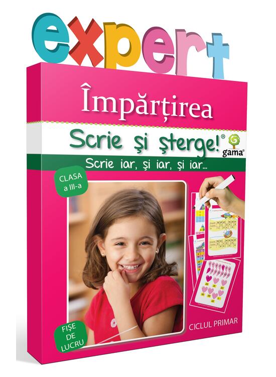 Copertă produs &Icirc;mpărţirea. Scrie și șterge! Expert (8-10 ani) - gallery big 1