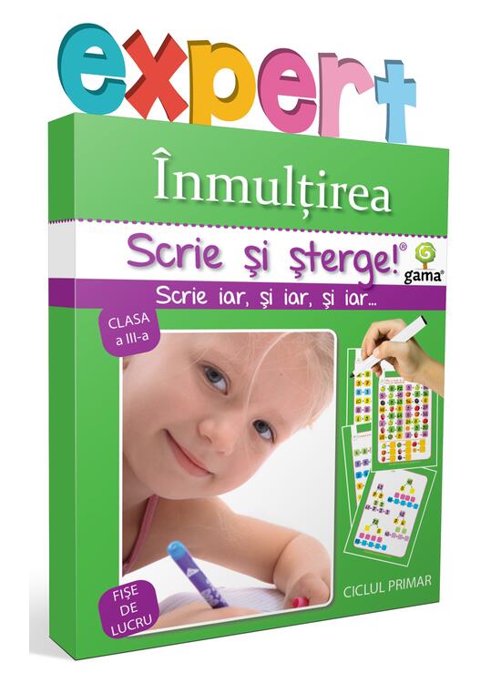 Copertă produs &Icirc;nmulțirea. Scrie și șterge! Expert (7-10 ani) - gallery big 1