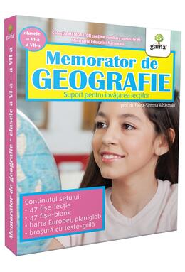Copertă produs Memorator de geografie. Clasele VI-VII