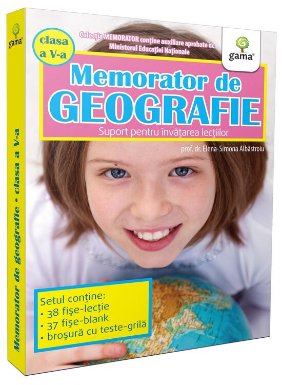 Copertă produs Memorator de geografie. Clasa V - gallery big 1