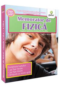 Copertă produs Memorator de fizică.  Clasele VI-VII