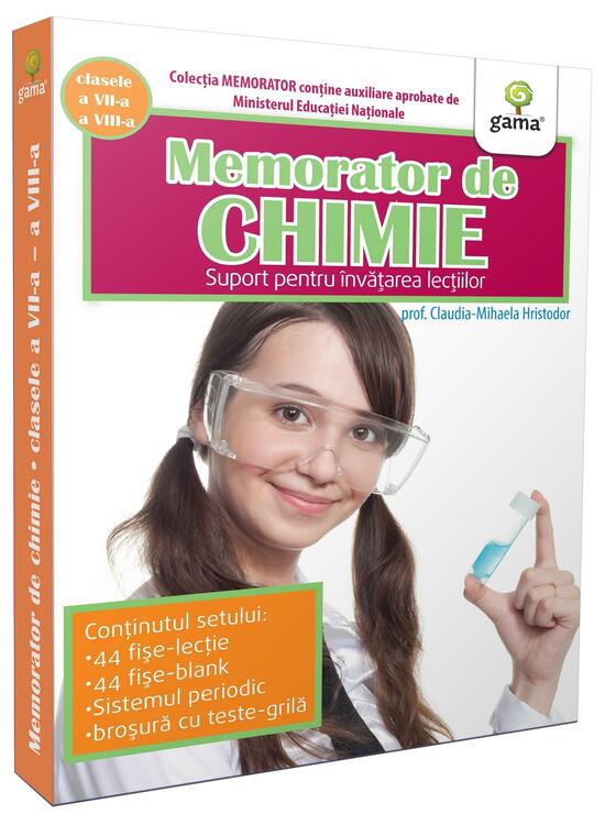 Copertă produs Memorator de chimie.  Clasele VII-VIII - gallery big 1