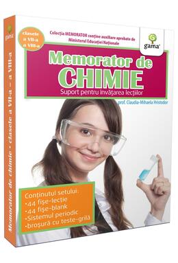 Copertă produs Memorator de chimie.  Clasele VII-VIII