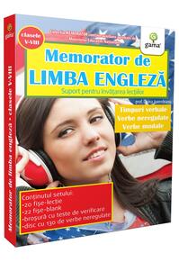 Copertă produs Memorator de engleză. Timpuri verbale. Verbe neregulate.