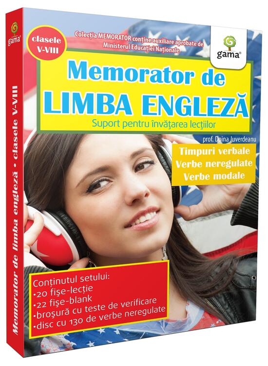 Copertă produs Memorator de engleză. Timpuri verbale. Verbe neregulate. - gallery big 1