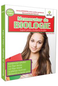 Copertă produs Memorator de biologie. Clasa VII