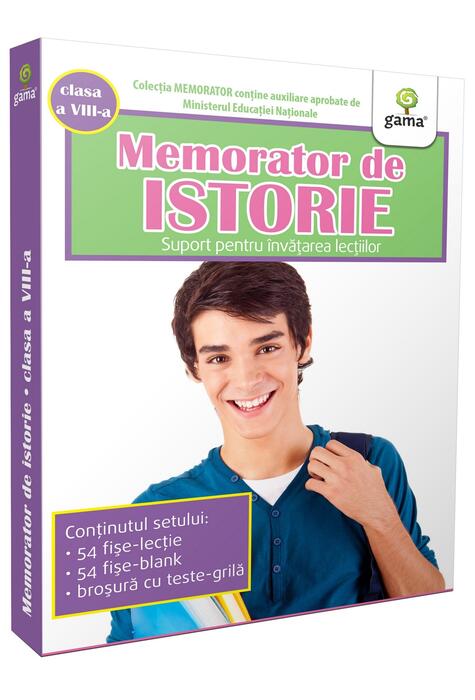 Copertă produs Memorator de istorie. Clasa VIII