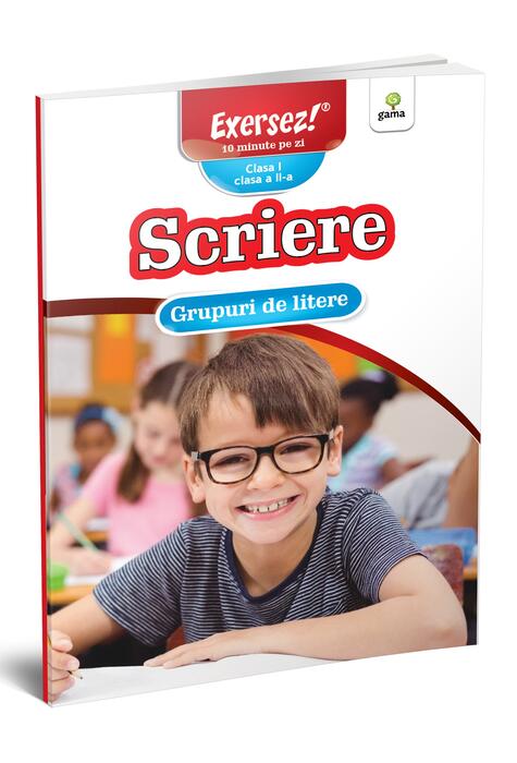 Copertă produs Exersez! Scriere. Grupuri de litere. Clasele I-II