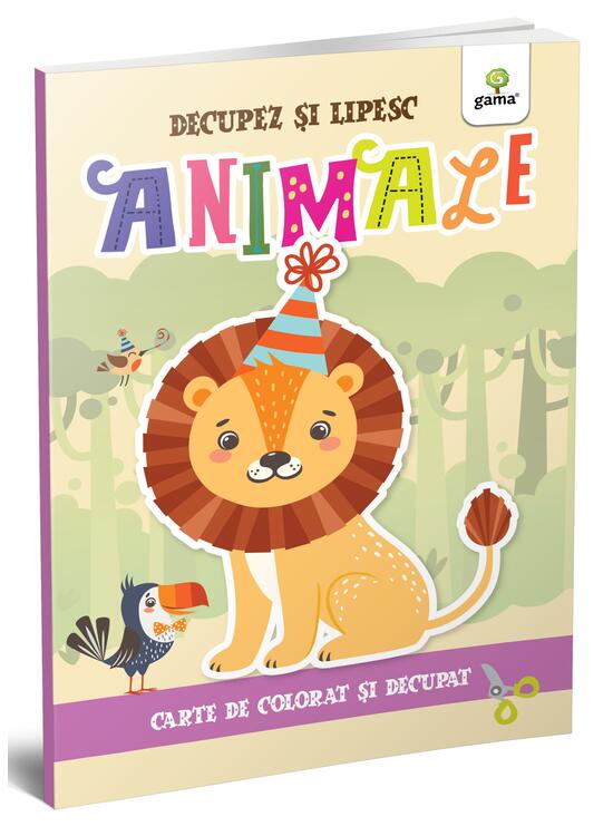 Copertă produs Animale. Colorez, decupez și lipesc! - gallery big 1