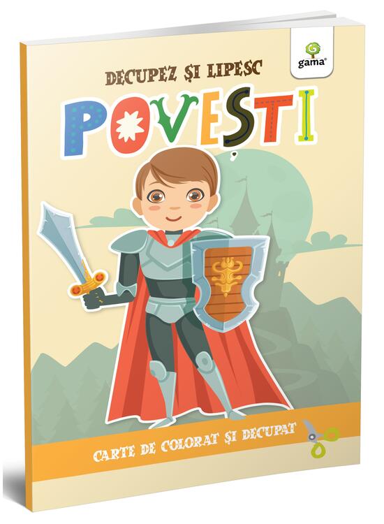 Copertă produs Povești. Colorez, decupez și lipesc! - gallery big 1