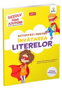 Copertă produs Activități pentru &icirc;nvățarea literelor (3-5 ani). Rezolv fără ajutor!