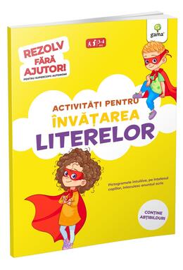 Copertă produs Activități pentru &icirc;nvățarea literelor (3-5 ani). Rezolv fără ajutor!