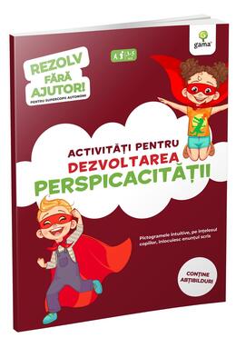 Copertă produs Activități pentru dezvoltarea perspicacității (3-5 ani). Rezolv fără ajutor!