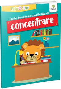Copertă produs Carte de colorat și activități de concentrare. EduColor