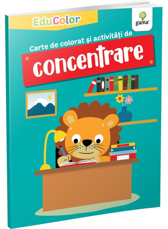 Copertă produs Carte de colorat și activități de concentrare. EduColor - gallery big 1