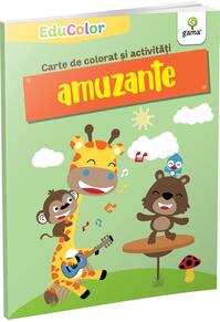 Copertă produs Carte de colorat și activități amuzante. EduColor