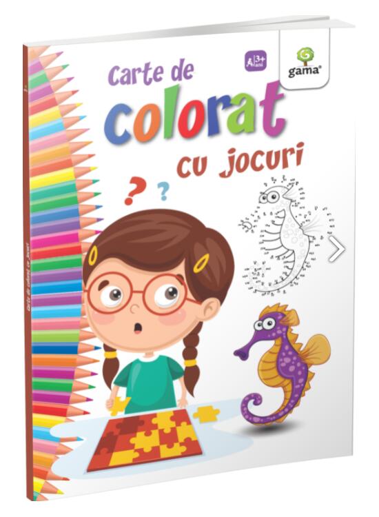 Copertă produs Carte de colorat cu jocuri - gallery big 1