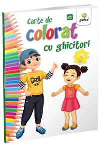 Copertă produs Carte de colorat cu ghicitori