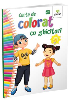 Copertă produs Carte de colorat cu ghicitori
