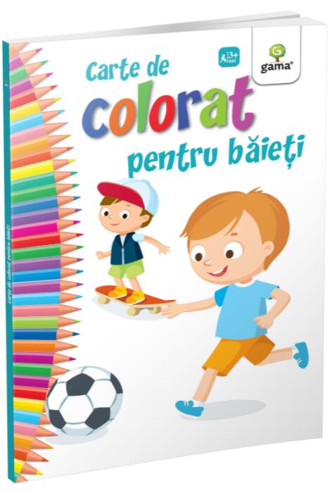 Copertă produs Carte de colorat pentru băieți