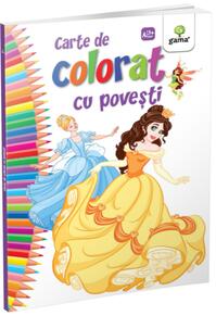 Copertă produs Carte de colorat cu povești