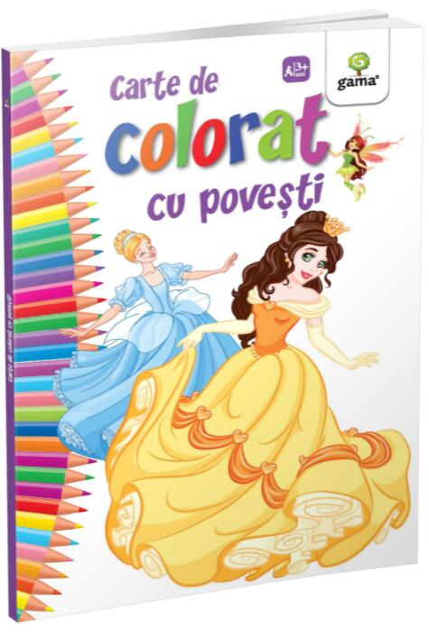Copertă produs Carte de colorat cu povești