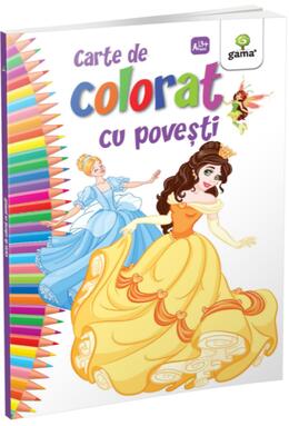 Copertă produs Carte de colorat cu povești