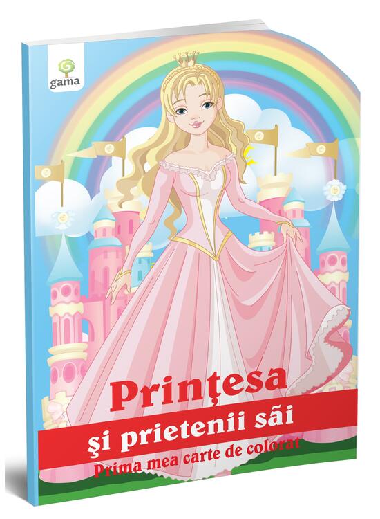 Copertă produs Prinţesa şi prietenii săi. Prima mea carte de colorat - gallery big 1