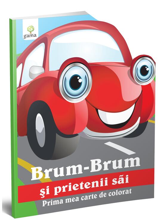 Copertă produs Brum-Brum şi prietenii săi. Prima mea carte de colorat - gallery big 1