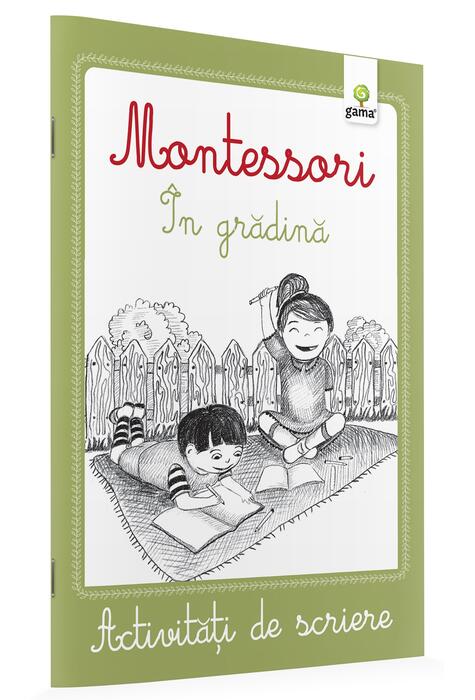 Copertă produs Activități de scriere Montessori. &Icirc;n grădină