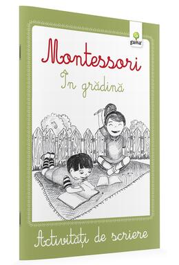 Copertă produs Activități de scriere Montessori. &Icirc;n grădină