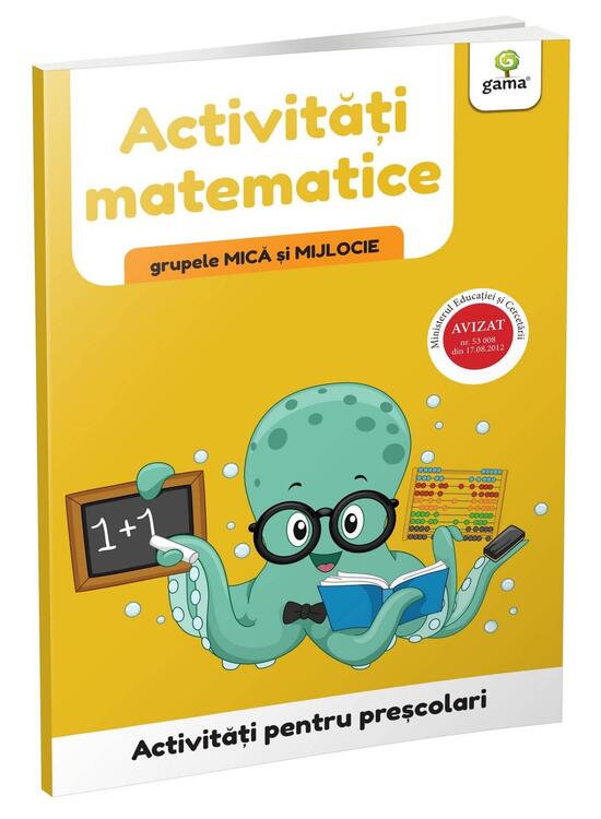 Copertă produs Activități matematice. Grupele mică și mijlocie. Activități pentru preșcolari - gallery big 1