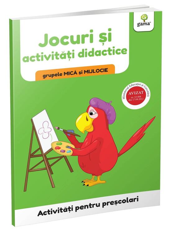 Copertă produs Jocuri și activități didactice. Grupele mică și mijlocie. Activități pentru preșcolari - gallery big 1