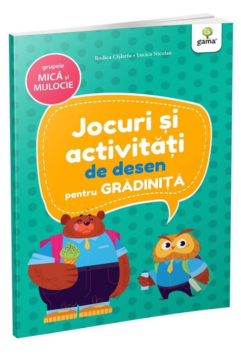 Copertă produs Jocuri și activități de desen. Grupa mică și mijlocie. Jocuri și activități pentru grădiniță